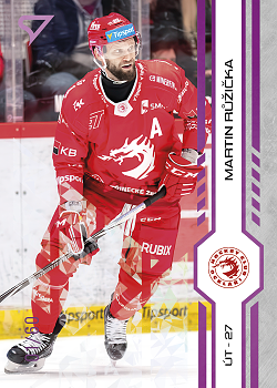 Martin Ruzicka Trinec Tipsport ELH 2024/25 SportZoo 2. serie Purple Iceberg /60 #259